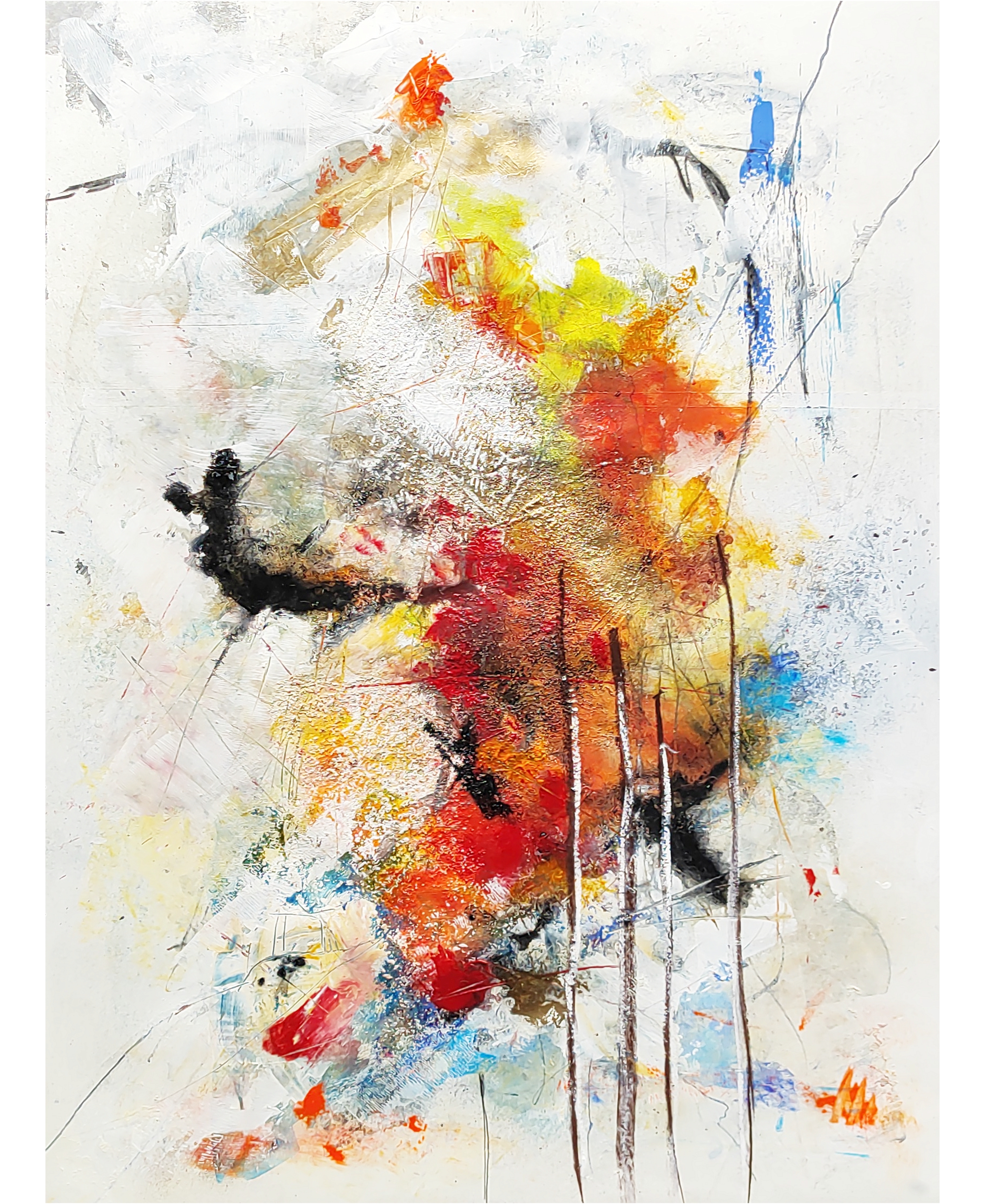 50 x70, acryl auf steinpapier